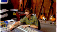 Engineer Mike McGinn in Bob Weir's studio. Photo: Susana Millman.