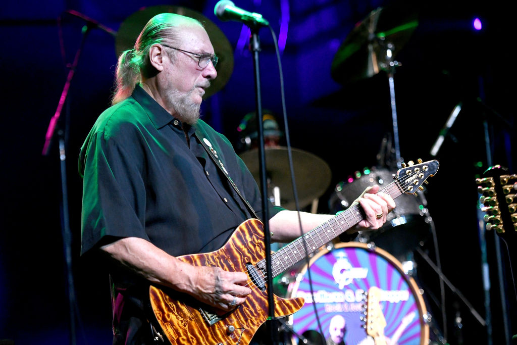 Rock and Roll Hall of Fame inductee Steve Cropper, founding member of Booker T. & the MG's and the Blues Brothers Band, performs onstage at The Rose on September 28, 2018 in Pasadena, California. Photo: Scott Dudelson/Getty Images