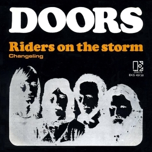 The 7-inch sleeve of The Doors' "Riders on the Storm."