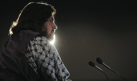 Alan Parsons, giving his Keynote Address at the 137th AES Convention in Los Angeles.