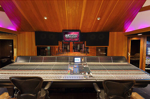 The original Conway room, Studio A, with Neve 88R.