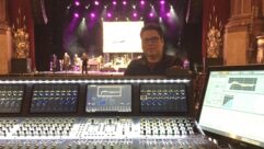 Fern Alvarez tackles the Elvis Costello FOH mix with an Avid S6L nightly.
