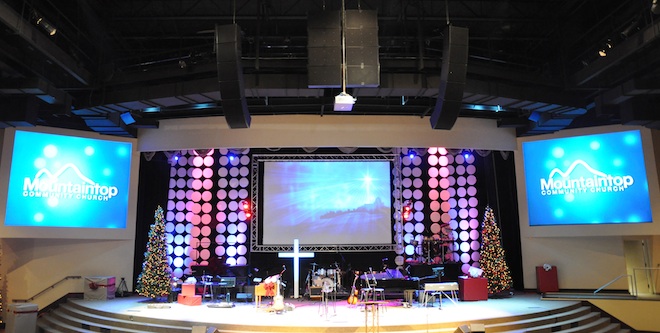 Electro-Voice EVA Reaches Mountaintop Church