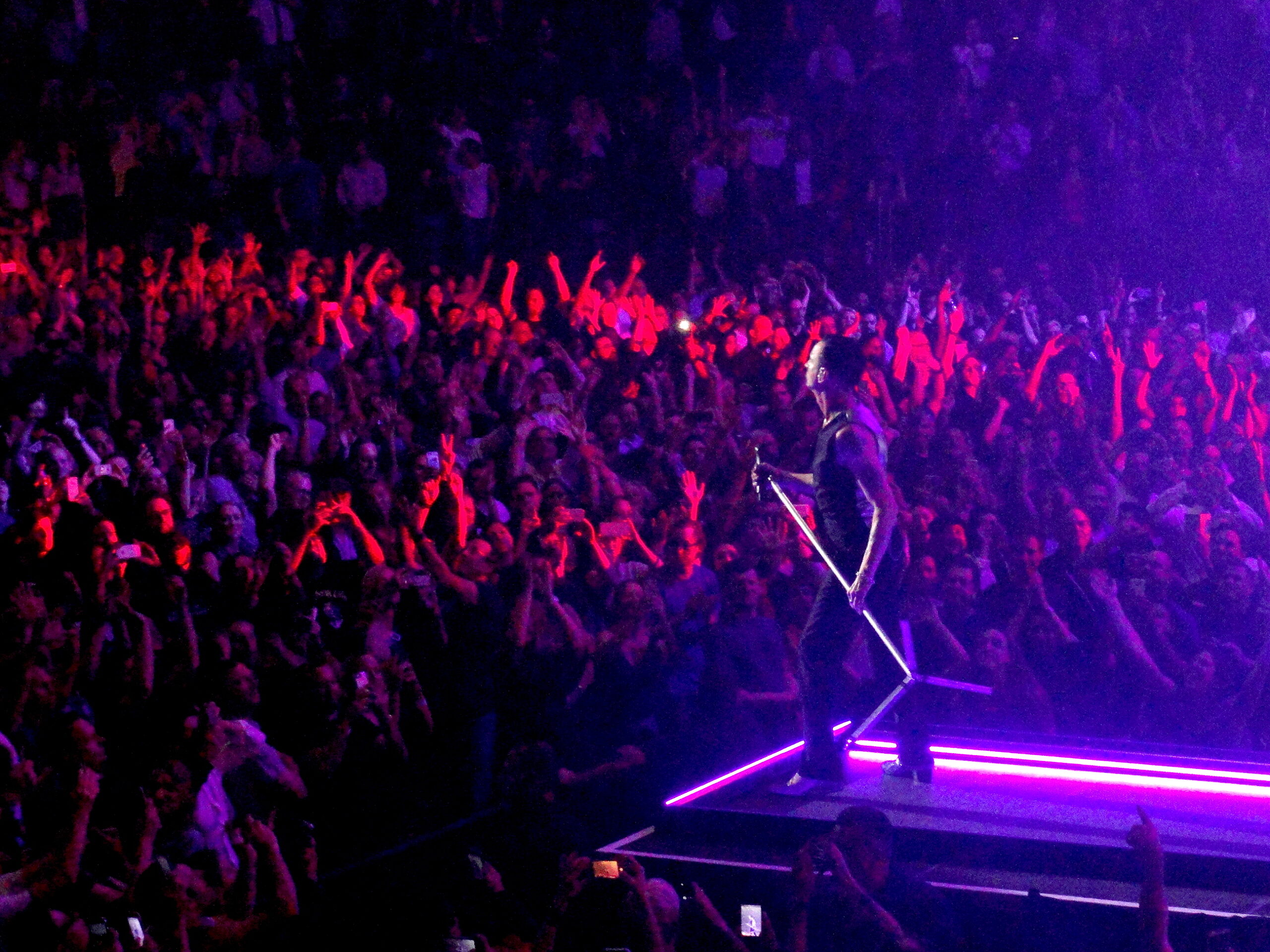 Depeche Mode's Dave Gahan, killing it at Madison Square Garden