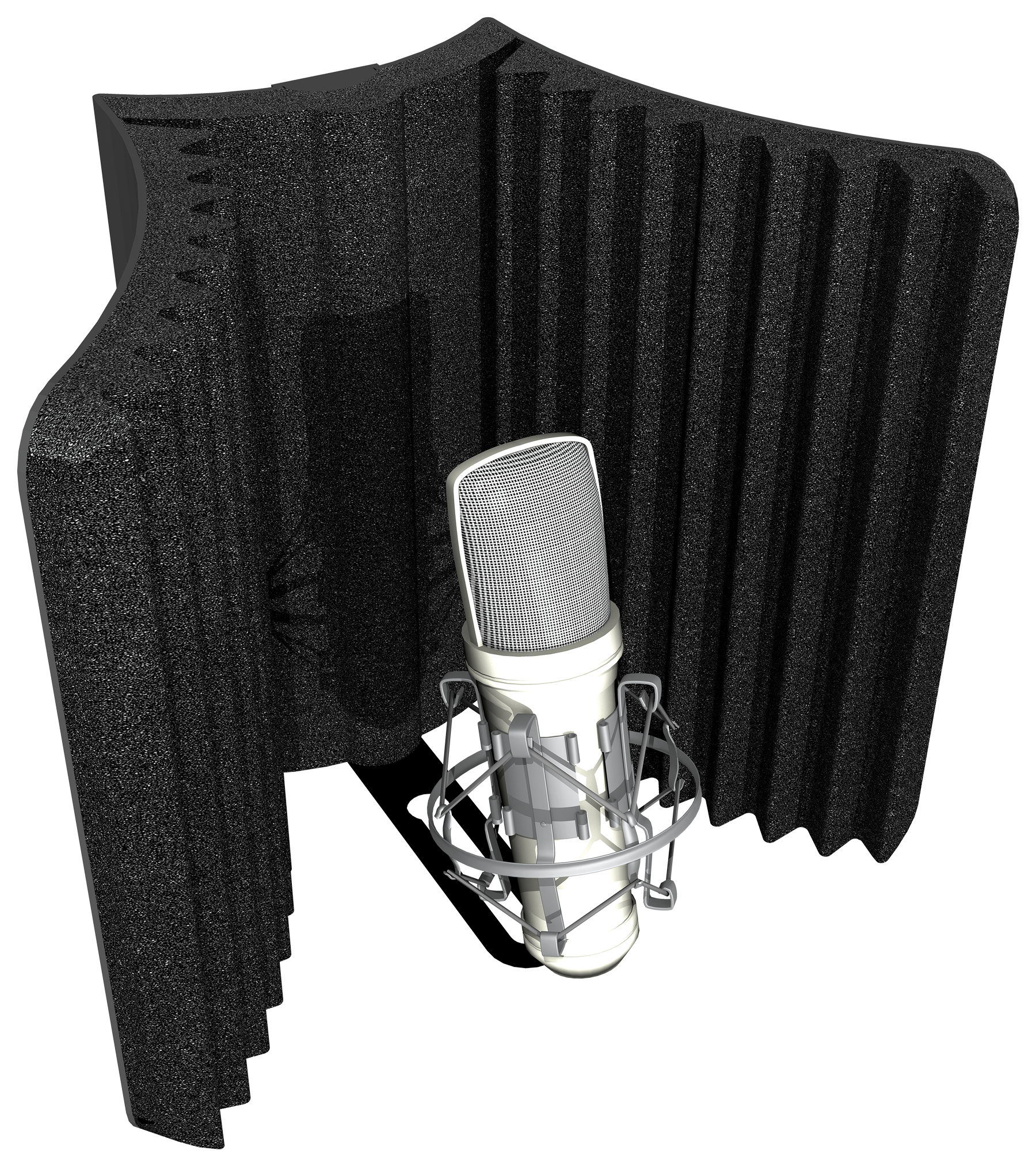 Auralex Acoustics MudGuard V2 オーラレックス Auralex MudGuard v2 Microphone Isolation Shield | Sweetwater