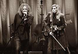 Robert Plant (left) and Alison Krauss. Photo: Steve Jennings