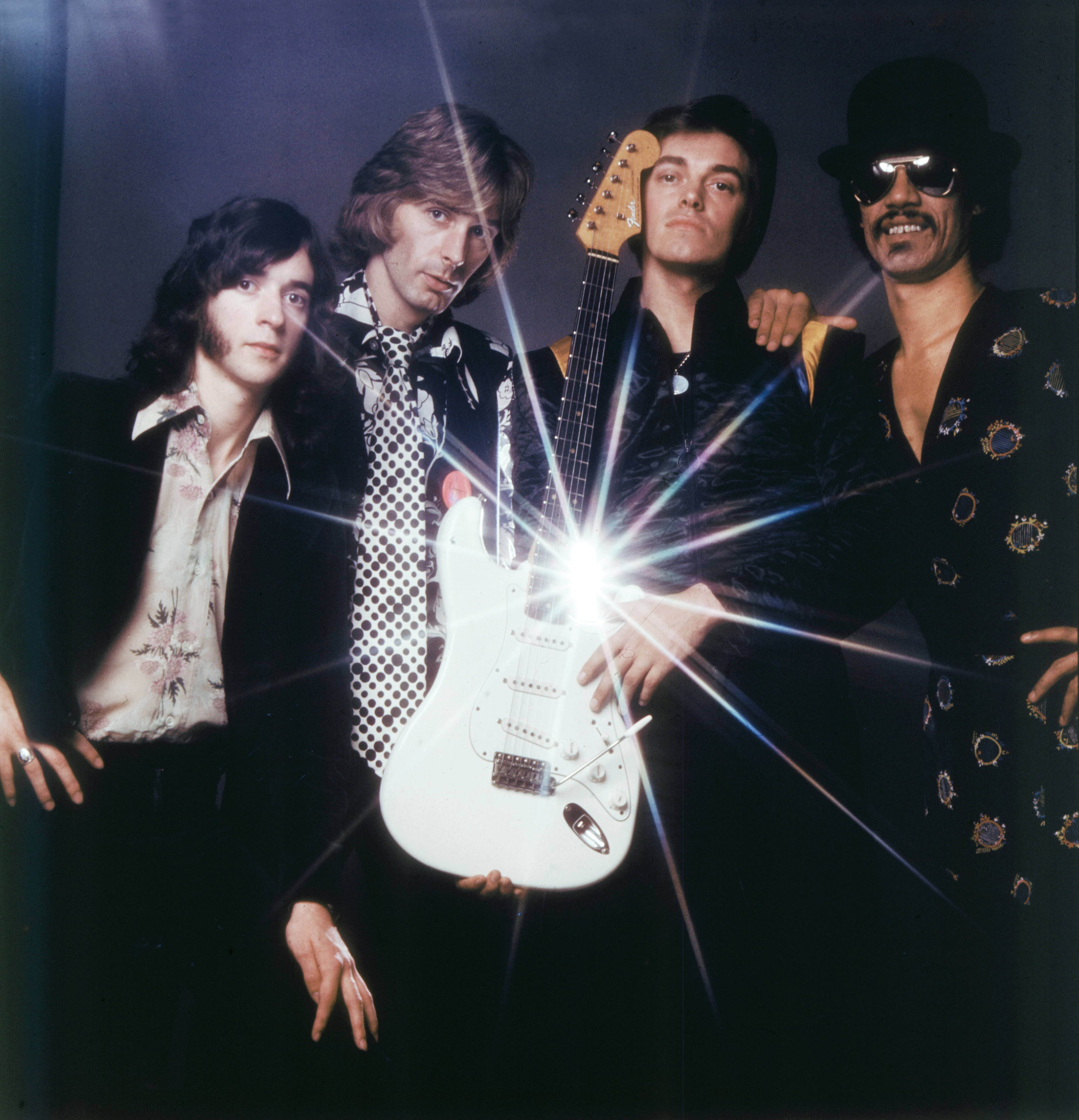 Be-Bop Deluxe in 1976, from left: Keyboardist Andy Clarke, drummer Simon Fox, guitarist/leader Bill Nelson, bassist Charlie Tumahai.
