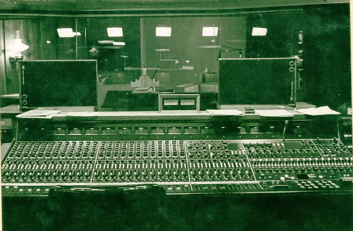 Caribou’s original Neve Melbourne console, used to record “Give a Little Bit.” Photo: Tom Likes.