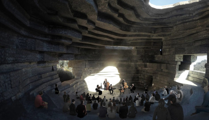 Chapel of Sound artist's rendering. Image: Open Architecture.