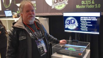 Mackie founder Greg Mackie at the company's 30th anniversary event held at NAMM 2019.