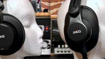 L-R: AKG Headphones K275 and K371