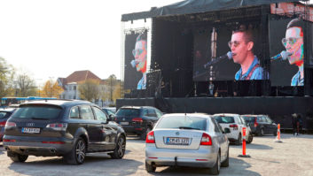 A drive-in concert was recently held in Aarhus, Denmark as an experiment in live entertainment during the pandemic.