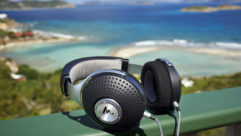 Focal Elegia Closed-Back Reference Headphones on location in the Virgin Islands.