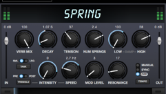 The Eventide Spring plug-in.