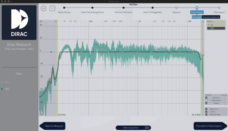 mac sound settings for dirac live