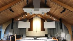 Fort Garry Mennonite Brethren Church is an example of a worship space with a digitally steerable solution.