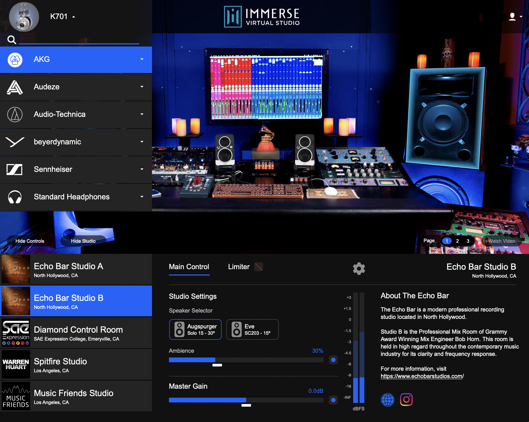 Embody Releases All Access Version of AI-driven Immerse Virtual Studio -  Mixonline