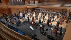 Despite the pandemic, the 68-piece Orchestre symphonique de Montréal (OSM) and choir recorded the now-platinum Histoires sans paroles – Harmonium Symphonique album at Montreal’s 1,900-seat Symphony House.
