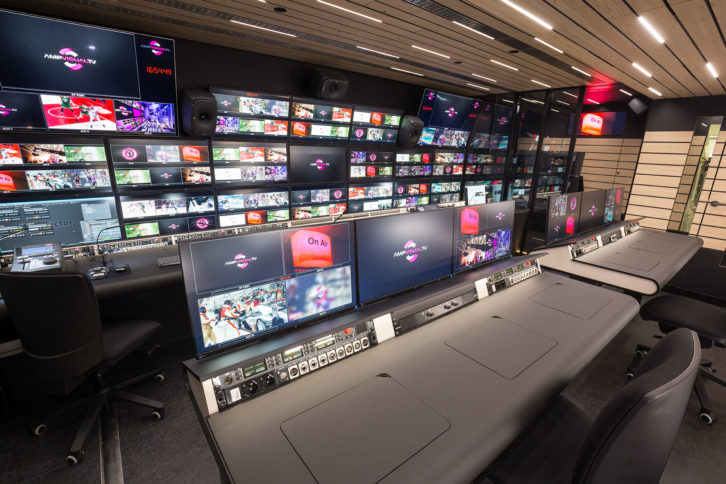 Riedel signal routing, processing and communications solutions are used within AMP Visual TV's new OB trucks.