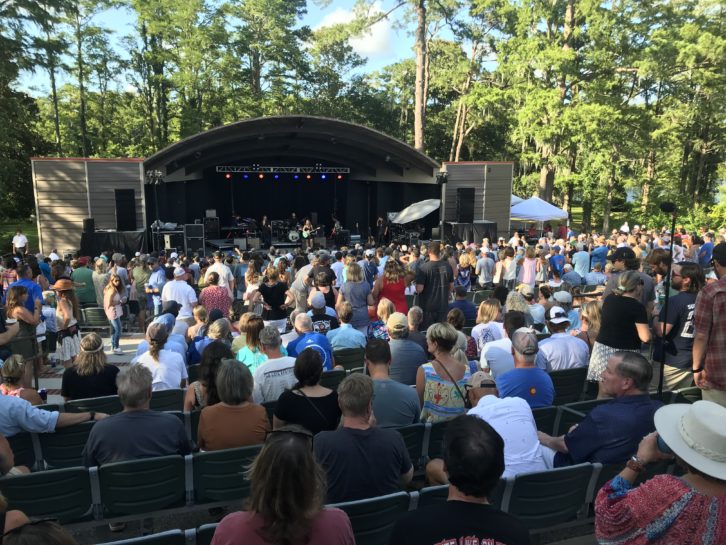 Tedeschi Trucks Band performed at the Greenfield Lake Amphitheater through a sizable Martin Audio PA provided by RMB Audio.