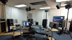 Herbert Waltl's immersive mix room at mediaHyperium.