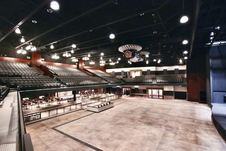 The Factory has capacity for 3,000 concertgoers; 2,350 fully seated.