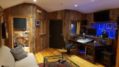 The Music Room has a recording studio located behind the stage.