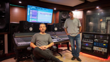 Quad Studios partners Alessio Casalini (seated) and Ricky Hosn.