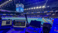 Riedel's Artist and Bolero intercom systems helped Dodd Technologies orchestrate the Olympic swimming trials.