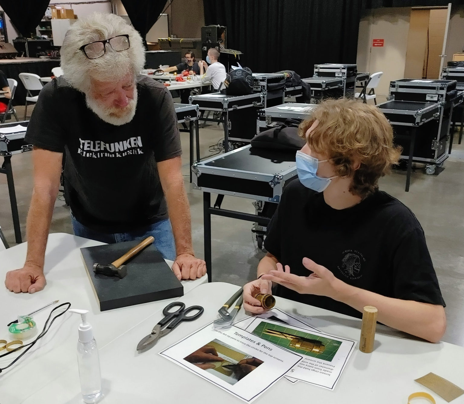 CRAS Students Build Own Ribbon Mics During Austin DIY Ribbon