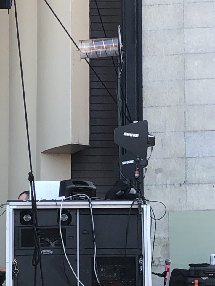 As you can see from the Tito’s Stage, next to the monitor position, there was Shure Axient Digital to be found. Shure wireless was everywhere at Lollapalooza, which makes sense, as its a Chicago company that goes back more nearly 100 years. 