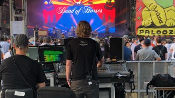 FOH for Band of Horses on the Lake Shore stage, 20 minutes before Foo Fighters took the stage to close Lollapalooza. Thank you LD Systems, L-Acoustics, DiGiCo, American Mobile and Springboard Productions for an awesome audio re-entry to festival sound!!!