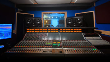 A Rupert Neve 5088 32-channel console at the center of Electric Kingdom.