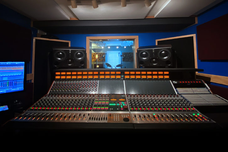 A Rupert Neve 5088 32-channel console at the center of Electric Kingdom.