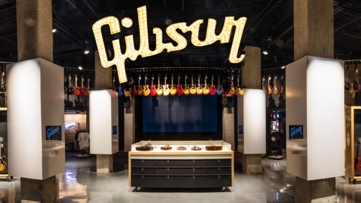 Systems Innovation outfitted the Gibson Garage Experience Center in Nashville with an audio system based around QSC gear.