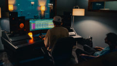 Jon Lundin at work inside Pastel Recording Company