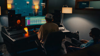 Jon Lundin at work inside Pastel Recording Company