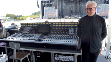 Kevin Lemoine used a 32-channel Rupert Neve Designs 5088 console to mix Green Day nightly, marking the first time the studio desk has ever been taken on the road.