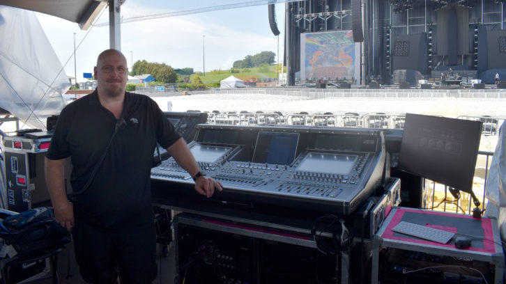 Fall Out Boy FOH engineer Chad Olech retired his old DiGiCo show file before Hella Mega, opting to build a fresh new one from scratch