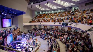 First Baptist Church of Jacksonville renovated the Lindsay Memorial Auditorium with Paragon 360.