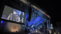 Daniel Lanois performed on the Scène Place des Festivals through a Solotech-supplied Meyer Sound LEO/LYON-M system.