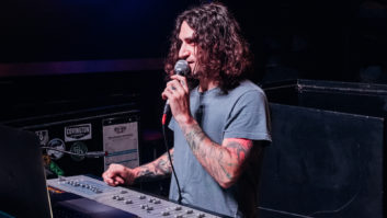 For Manchester Orchestra’s fall tour, FOH engineer TJ Elias used local gear at each stop, like the Avid VENUE SC48 desk provided at Ram’s Head Live in Baltimore, MD. PHOTO: Sangsouvanh Khounvichit