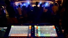 The dual-touchscreen Avantis, partnered with a GX4816 expander, was used for select dates on the tour.