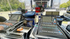 An Allen & Heath dLive C1500 duo at FOH for Alabama’s Furnace Fest 2021