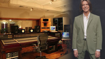 David Bowie, seen here in 2000, recorded 'Toy' in Sear Sound Studio C. Photo: Sear Sound / Frank W. Ockenfels