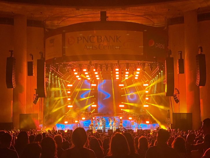 TAG provided audio for Pitbull at multiple stops on the 'I Feel Good' tour, including New Jersey's PNC Bank Arts Center.