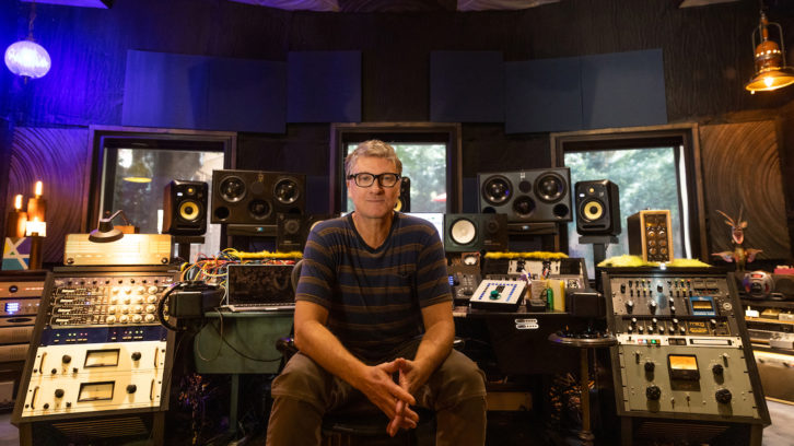 Joe Zook in his new Atmos studio.