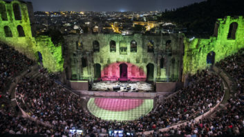 Brian and Roger Eno used d&b for their first joint performance, held at the Odeon of Herodes Atticus amphitheatre in Greece.