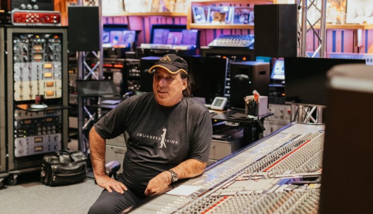 Chris Lord-Alge in his Mix L.A. control room. Photo: Michelle Shiers