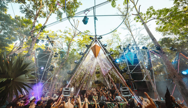 Day Zero Festival, held in the Mayan jungle, had three stages using Funktion-One sound systems.